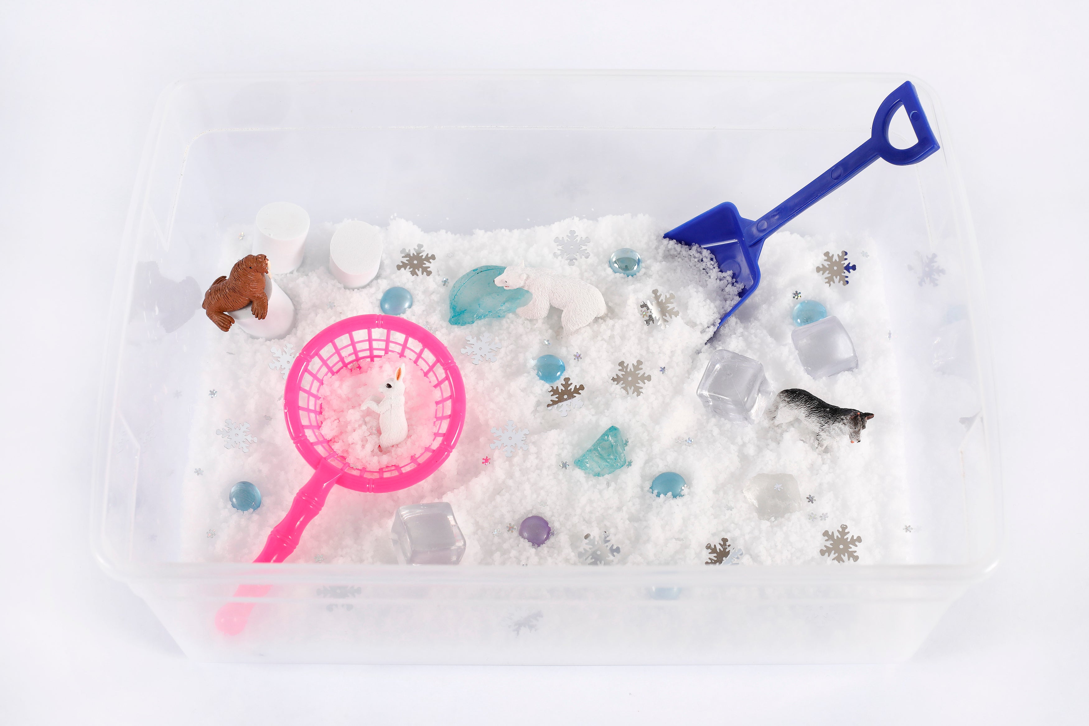 Winter Sensory Bin Ideas to Celebrate the Holidays