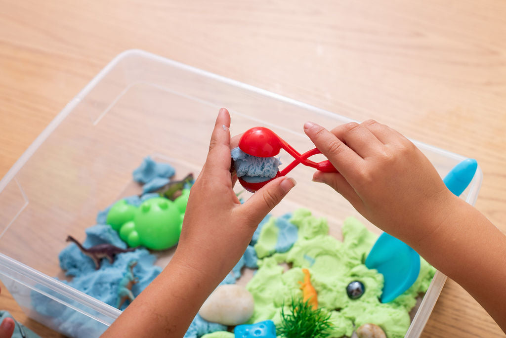 Jurassic Sensory Bin