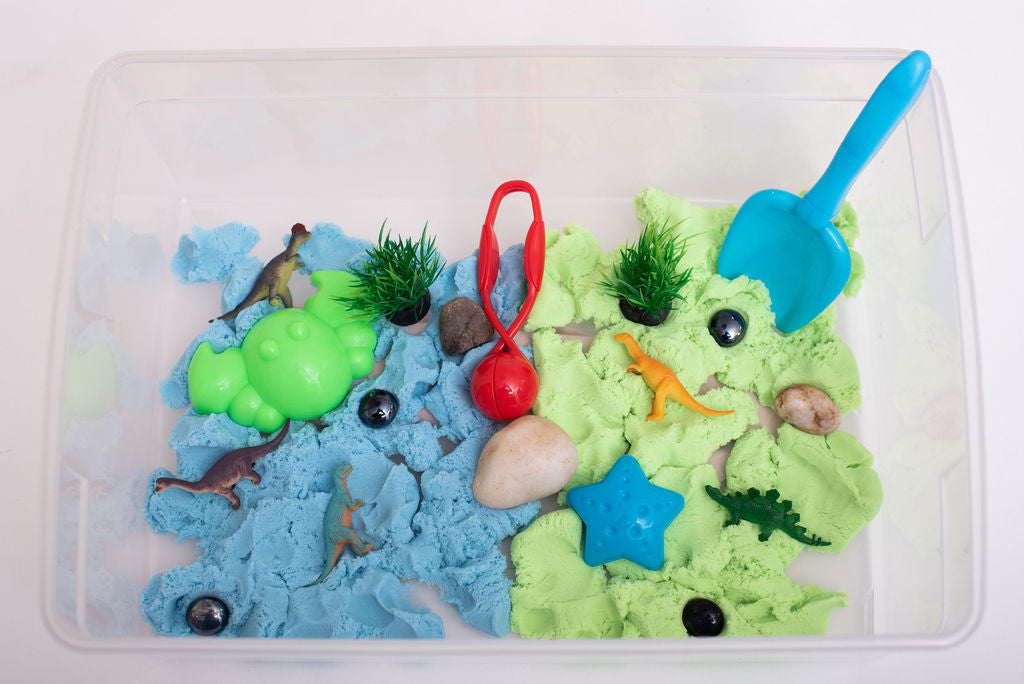 Jurassic Sensory Bin