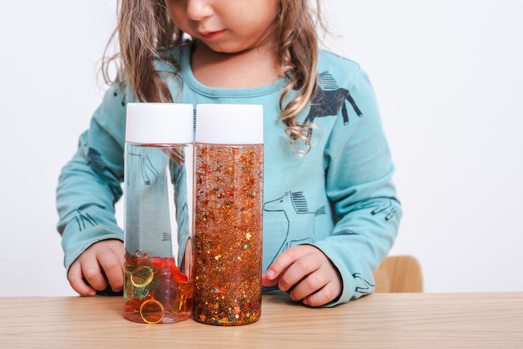 DIY Fall Sensory Bottle Pack