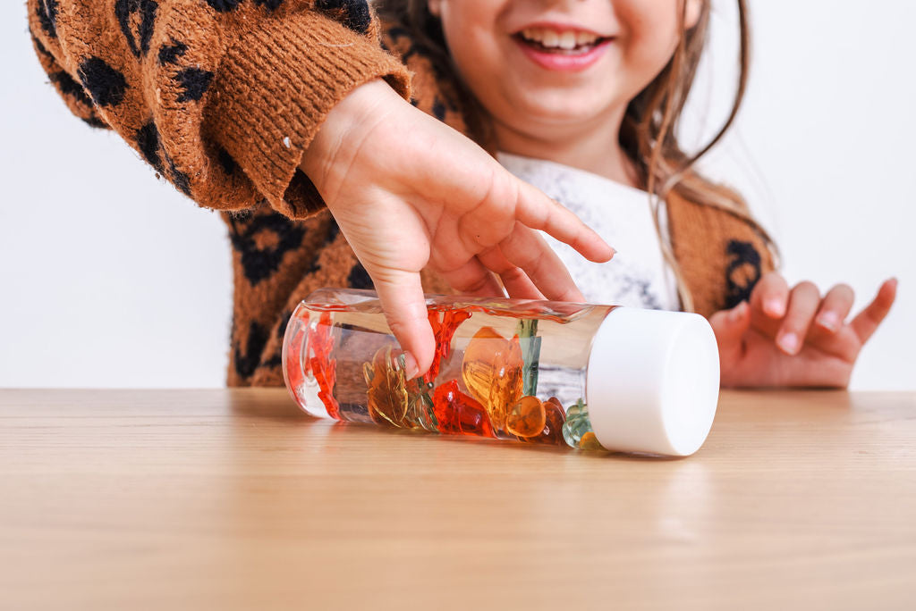 DIY Fall Sensory Bottle Pack