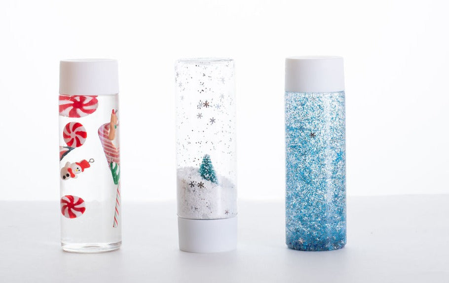 DIY Winter Sensory Bottle Pack
