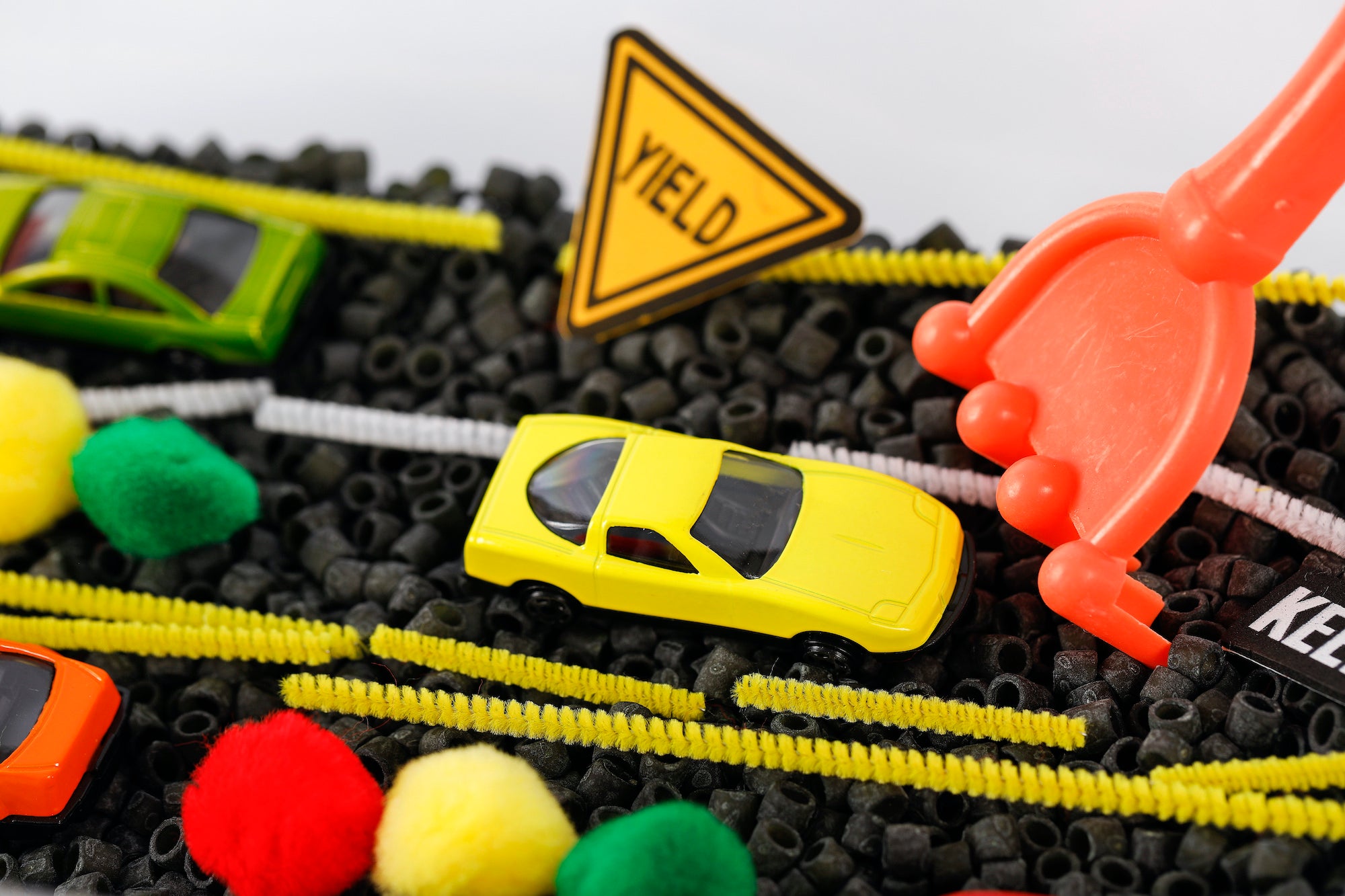 Cars Sensory Bin