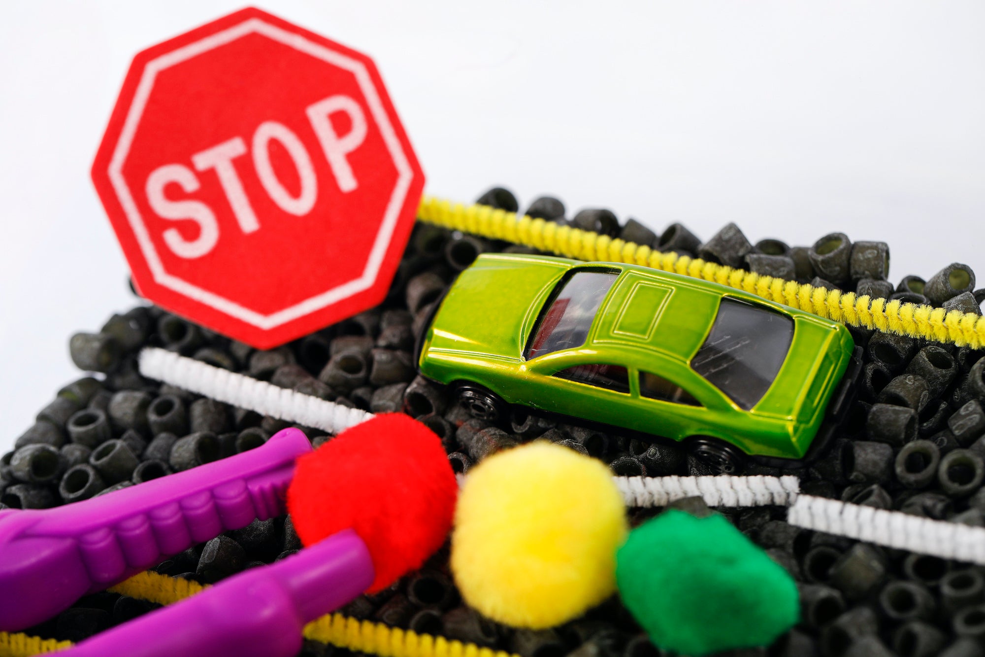 Cars Sensory Bin