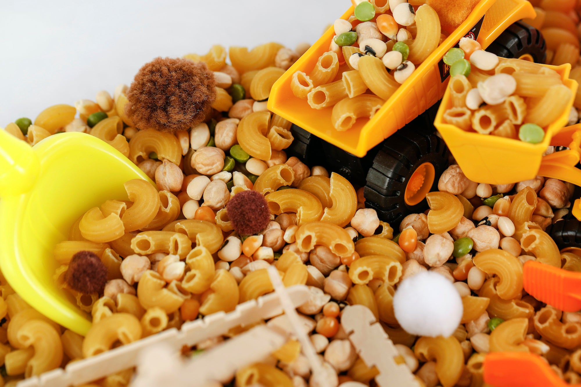 Construction Sensory Bin