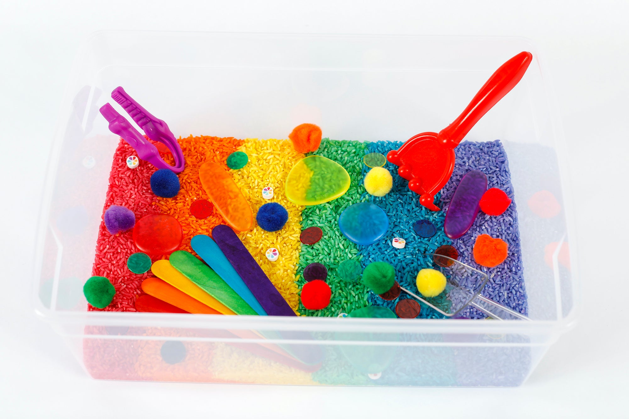 Rainbow Sensory Bin