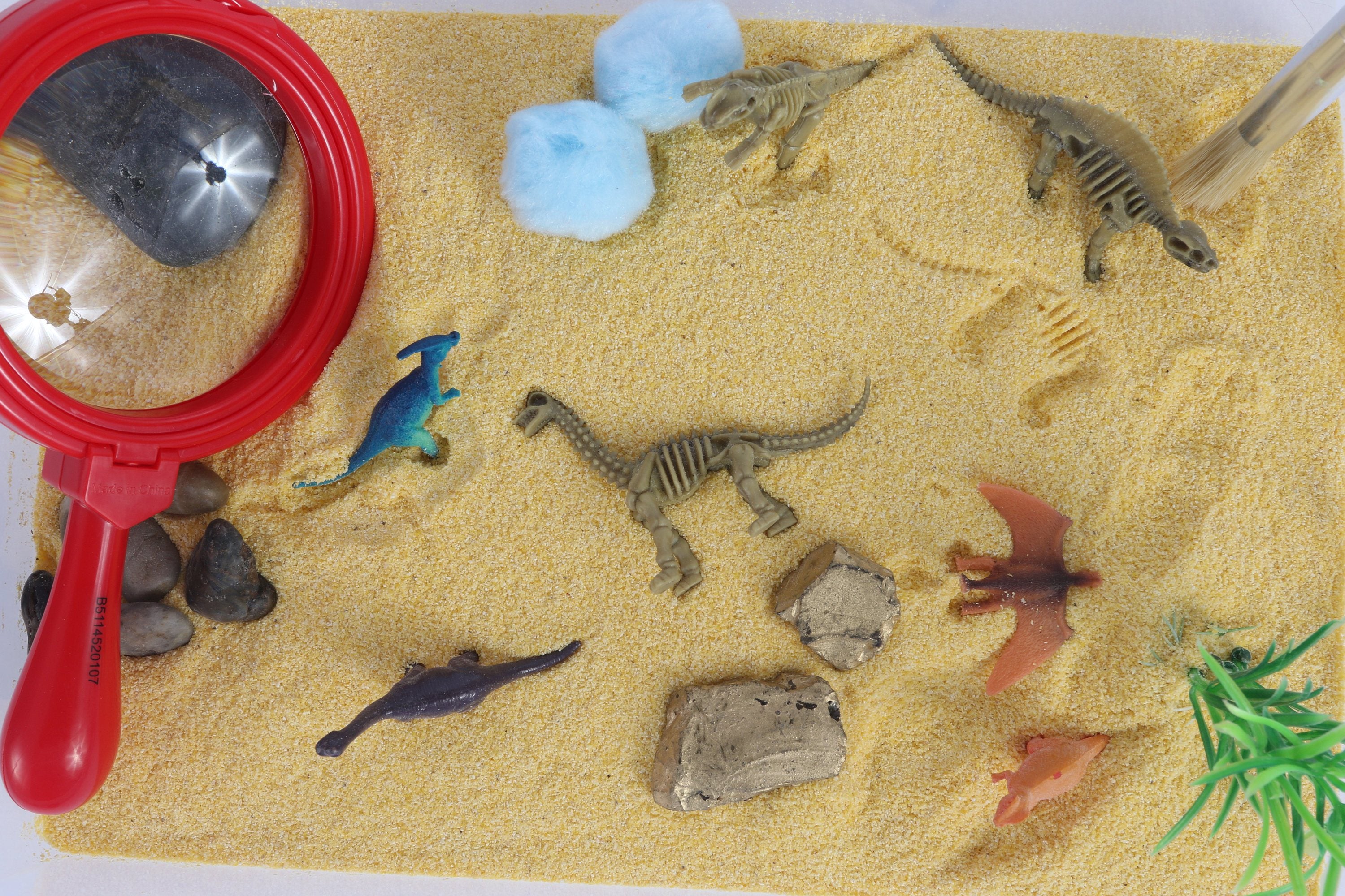 Dinosaur Excavation Sensory Bin