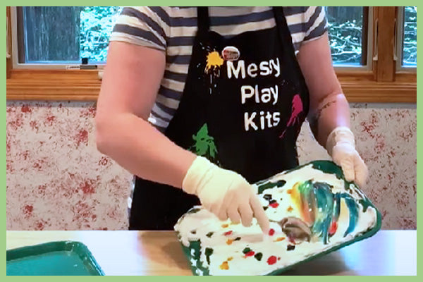 Marbled Eggs - Mud Mates Messy Play Adventures