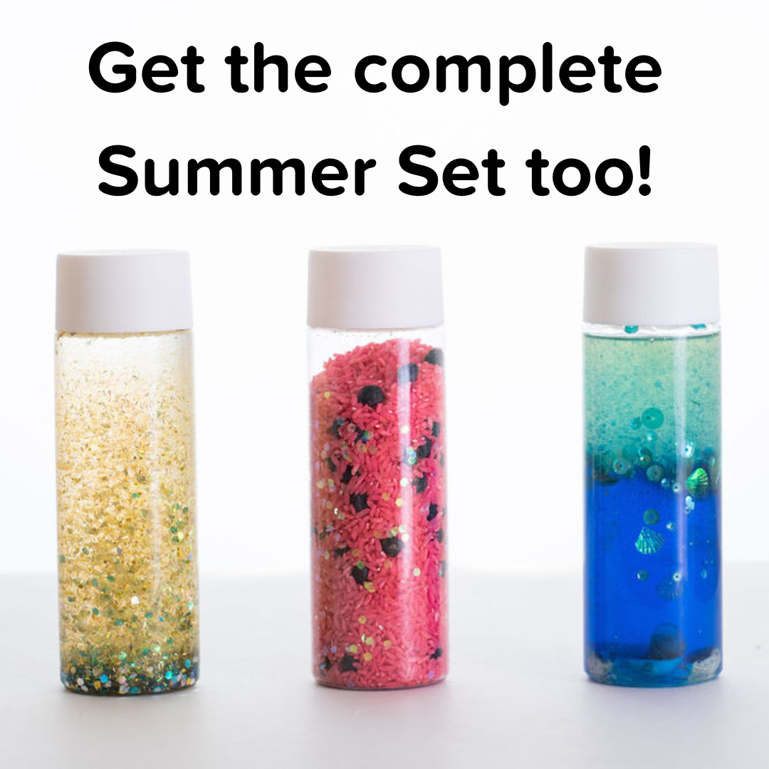 DIY July 4th Sensory Bottle Kit