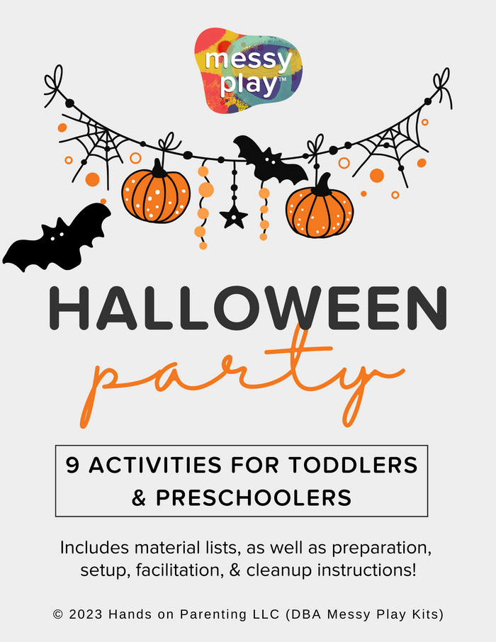 Halloween Messy Play Party (downloadable PDF)