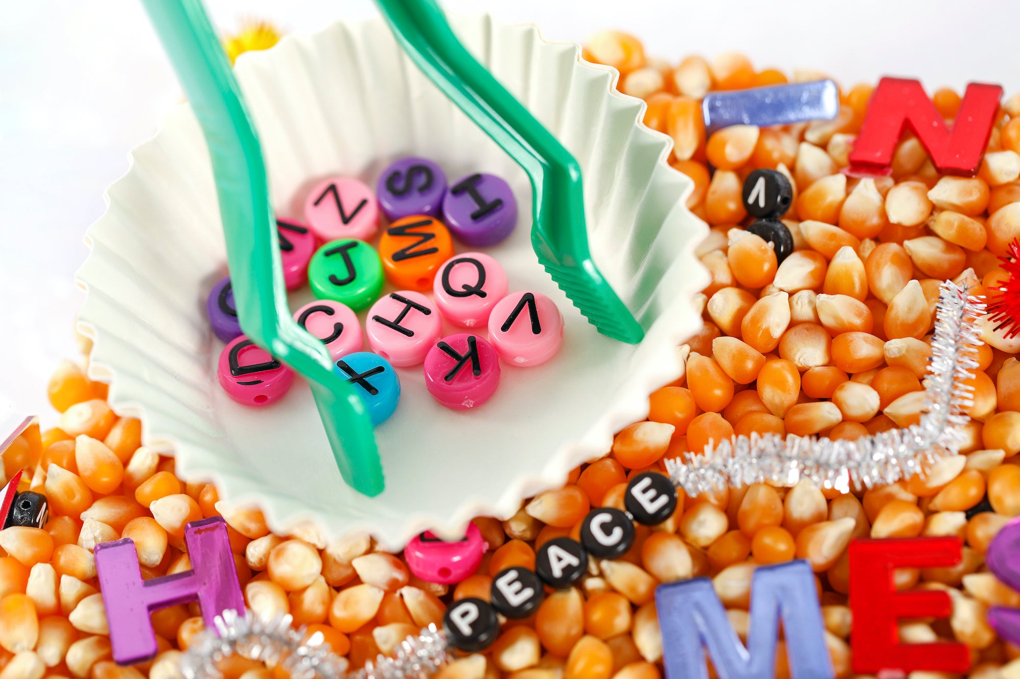 Alphabet Search Sensory Bin