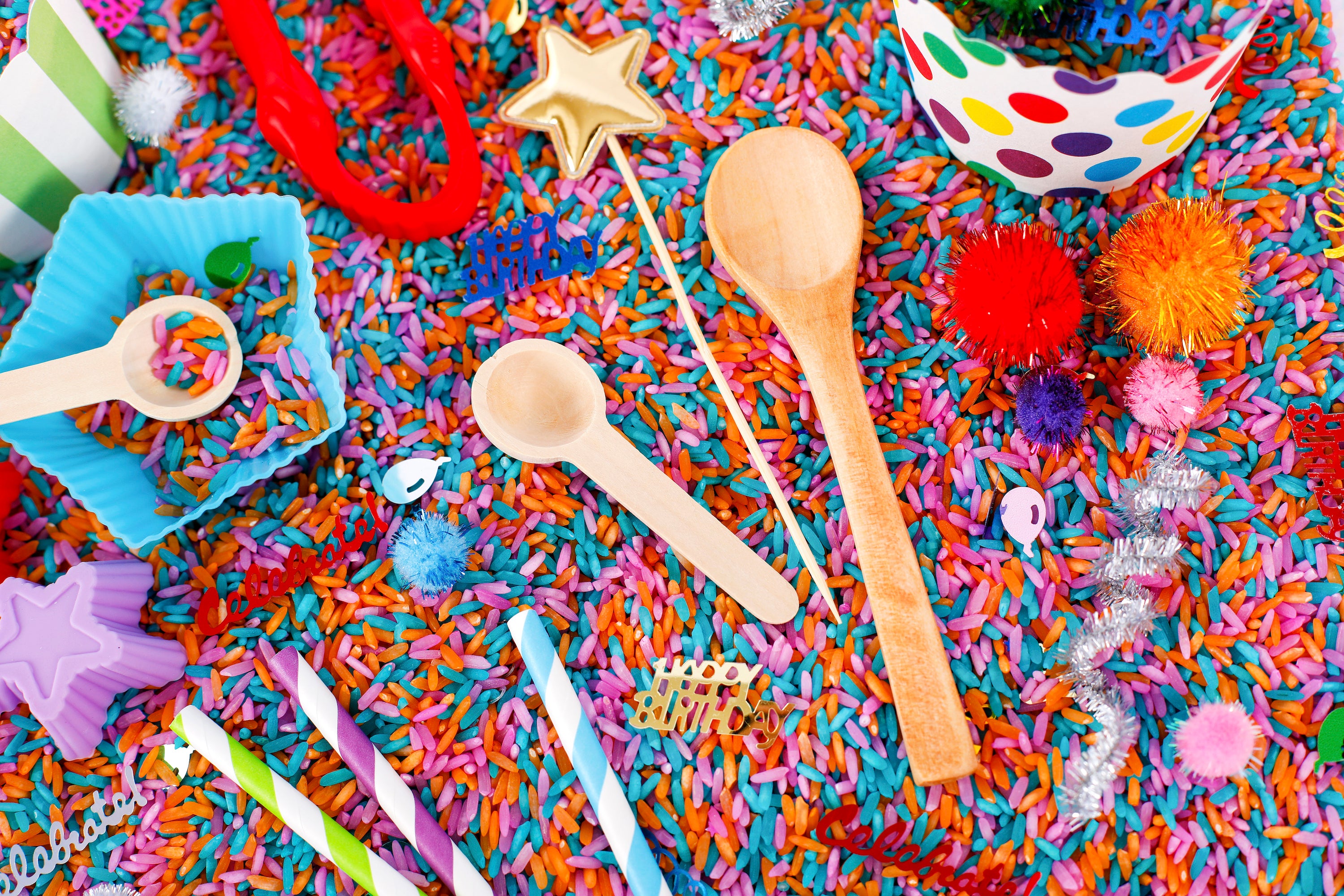 Birthday Sensory Bin