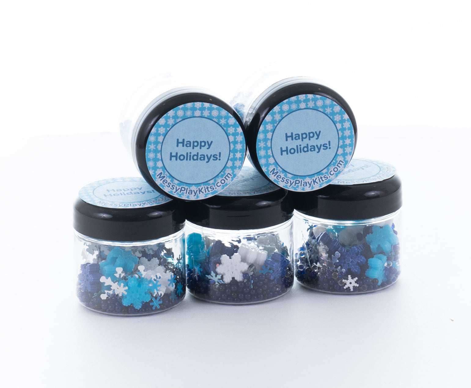 Winter Mini Sensory Bins- bulk stocking stuffers!