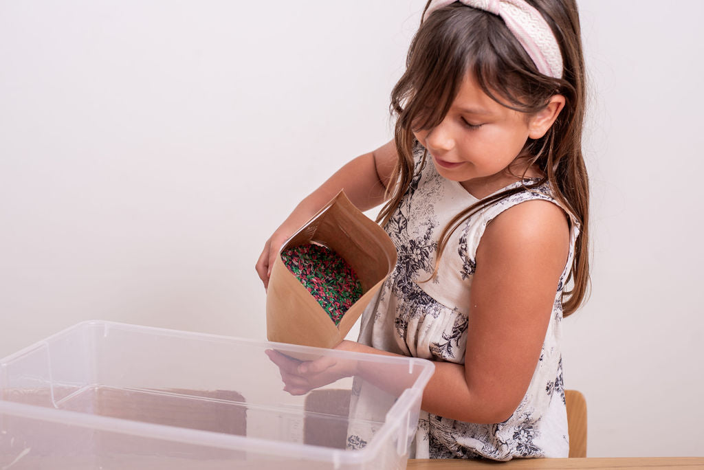 Colored Rice Sensory Bin Refill Packs