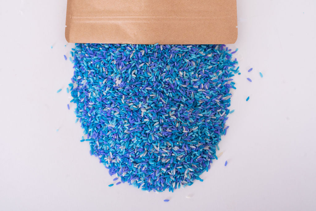 Colored Rice Sensory Bin Refill Packs