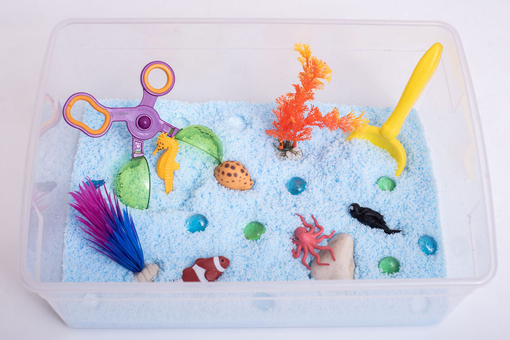 Coral Reef Sensory Bin