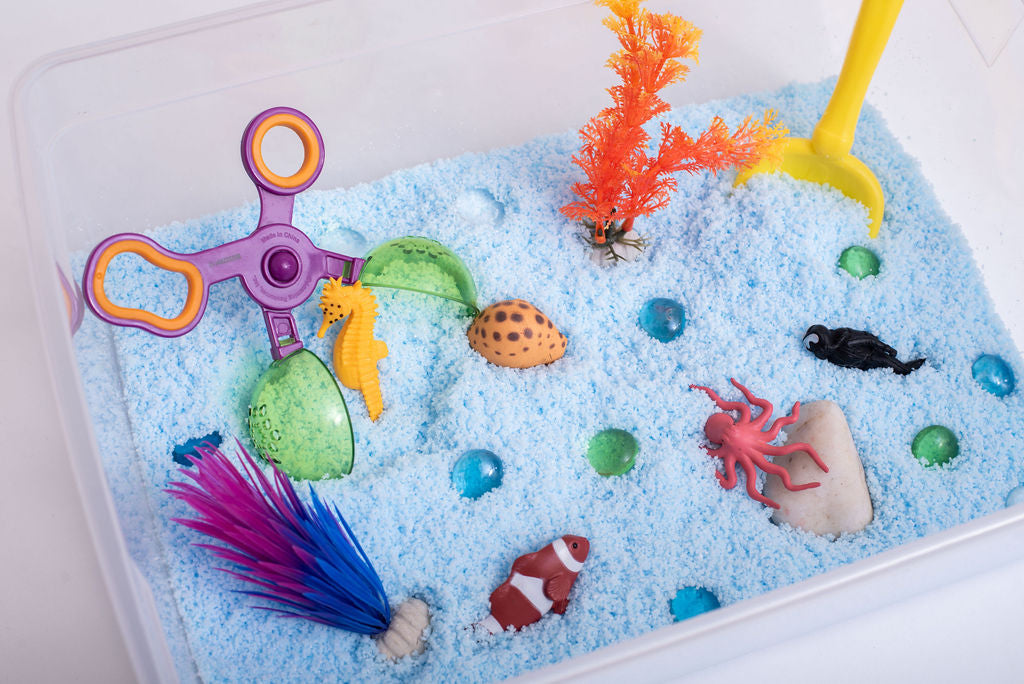 Coral Reef Sensory Bin