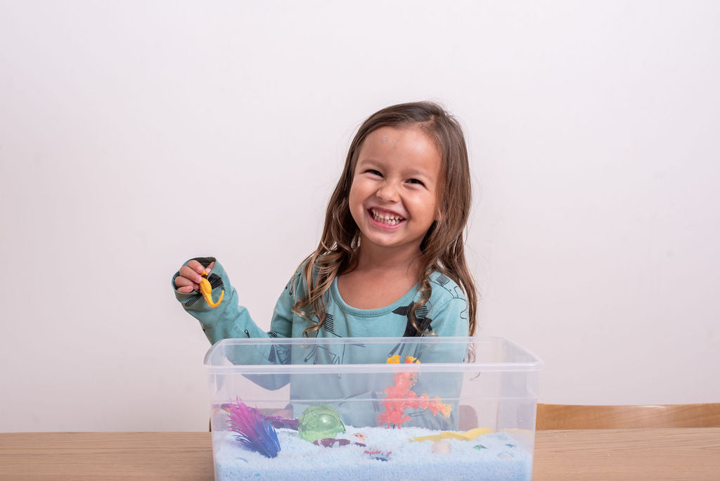 Coral Reef Sensory Bin