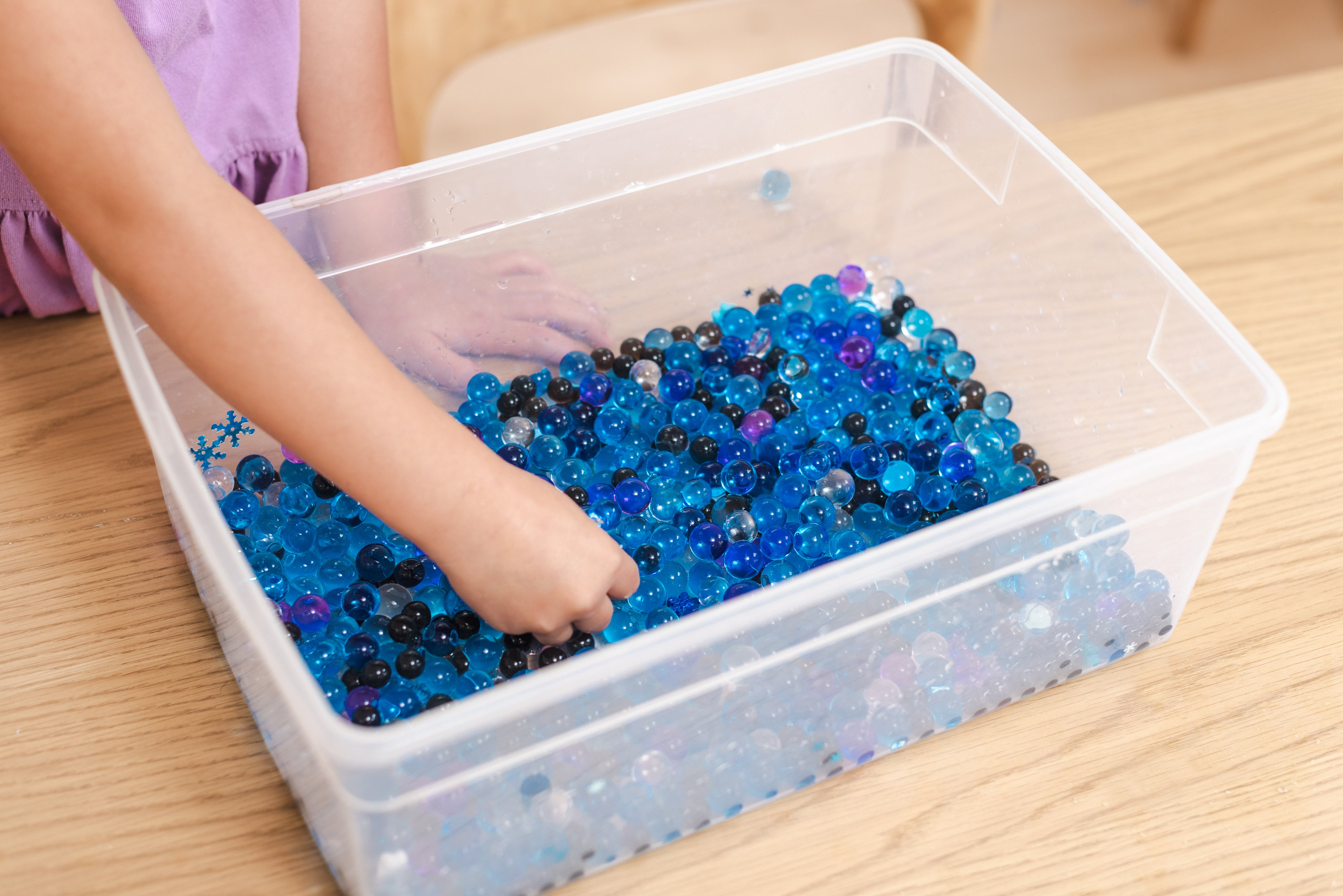 Winter Mini Sensory Bins- bulk stocking stuffers!