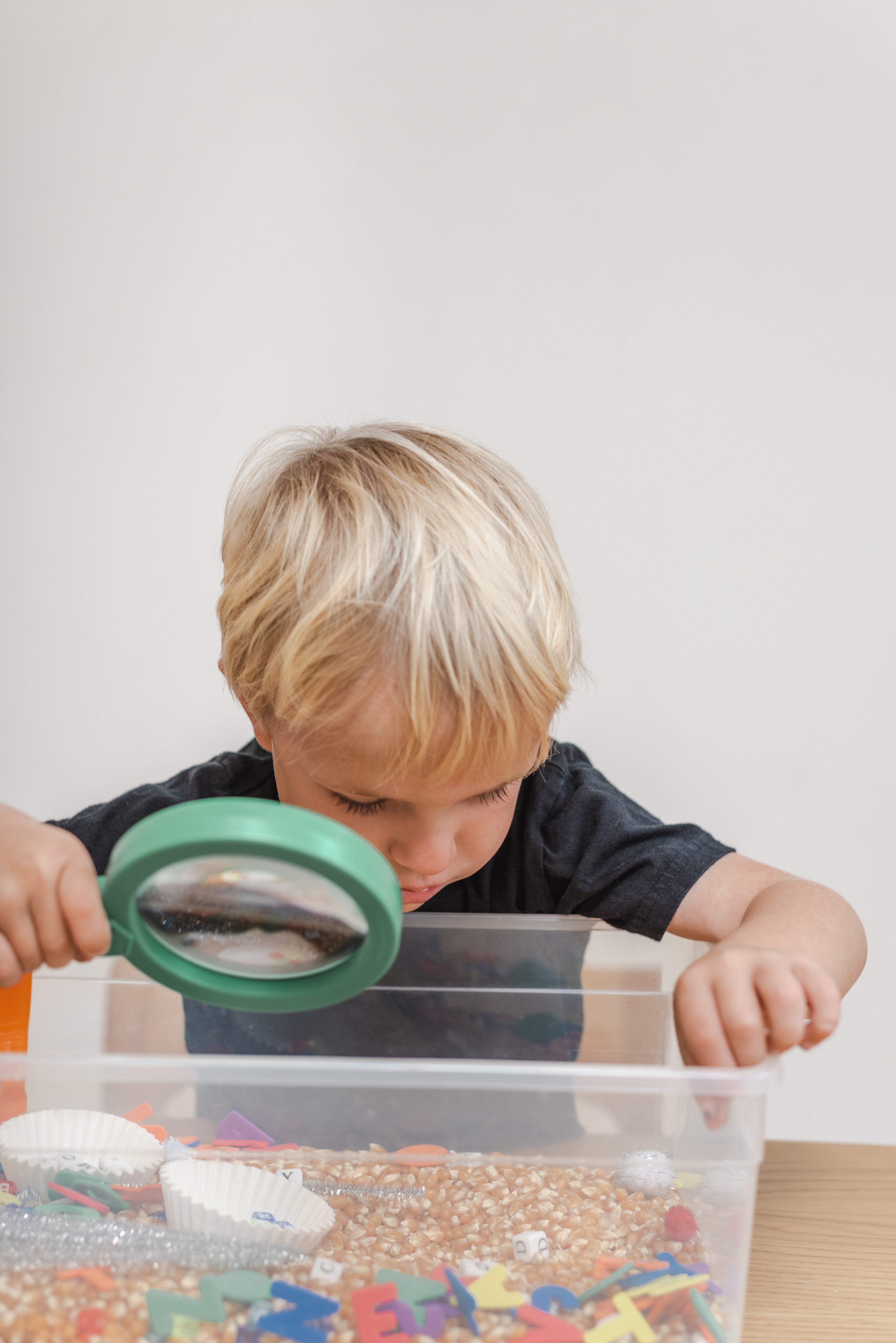 Alphabet Search Sensory Bin