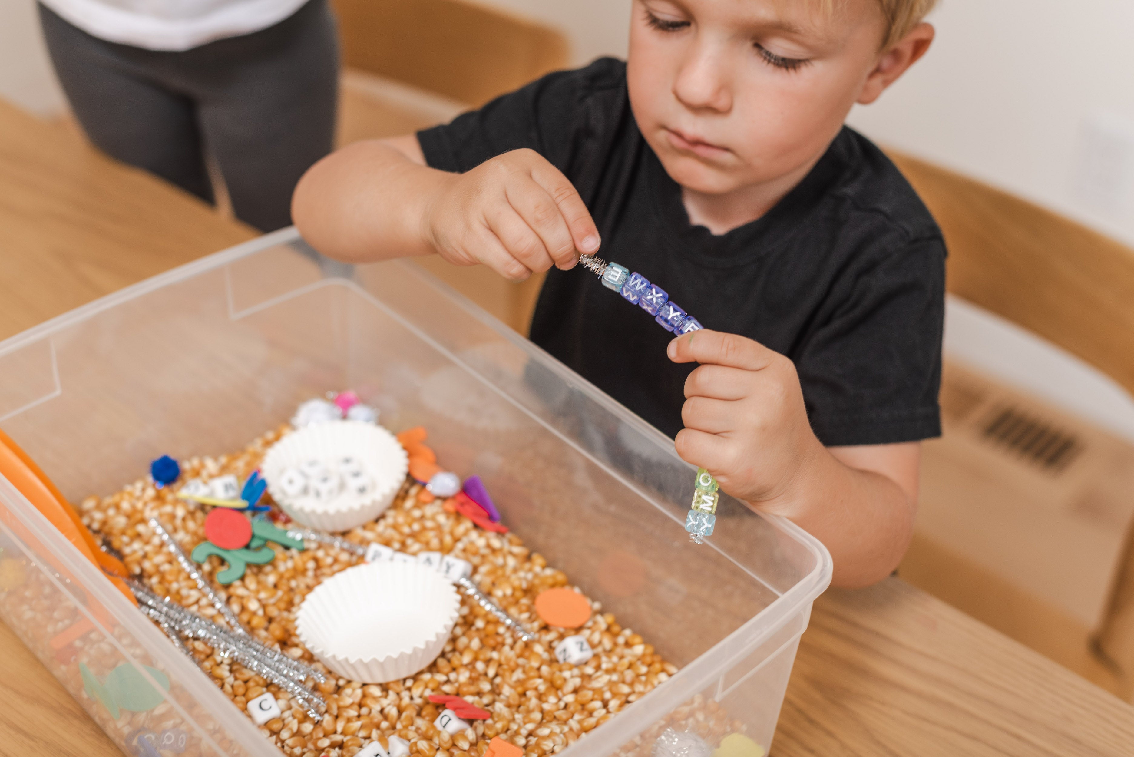 Alphabet Search Sensory Bin