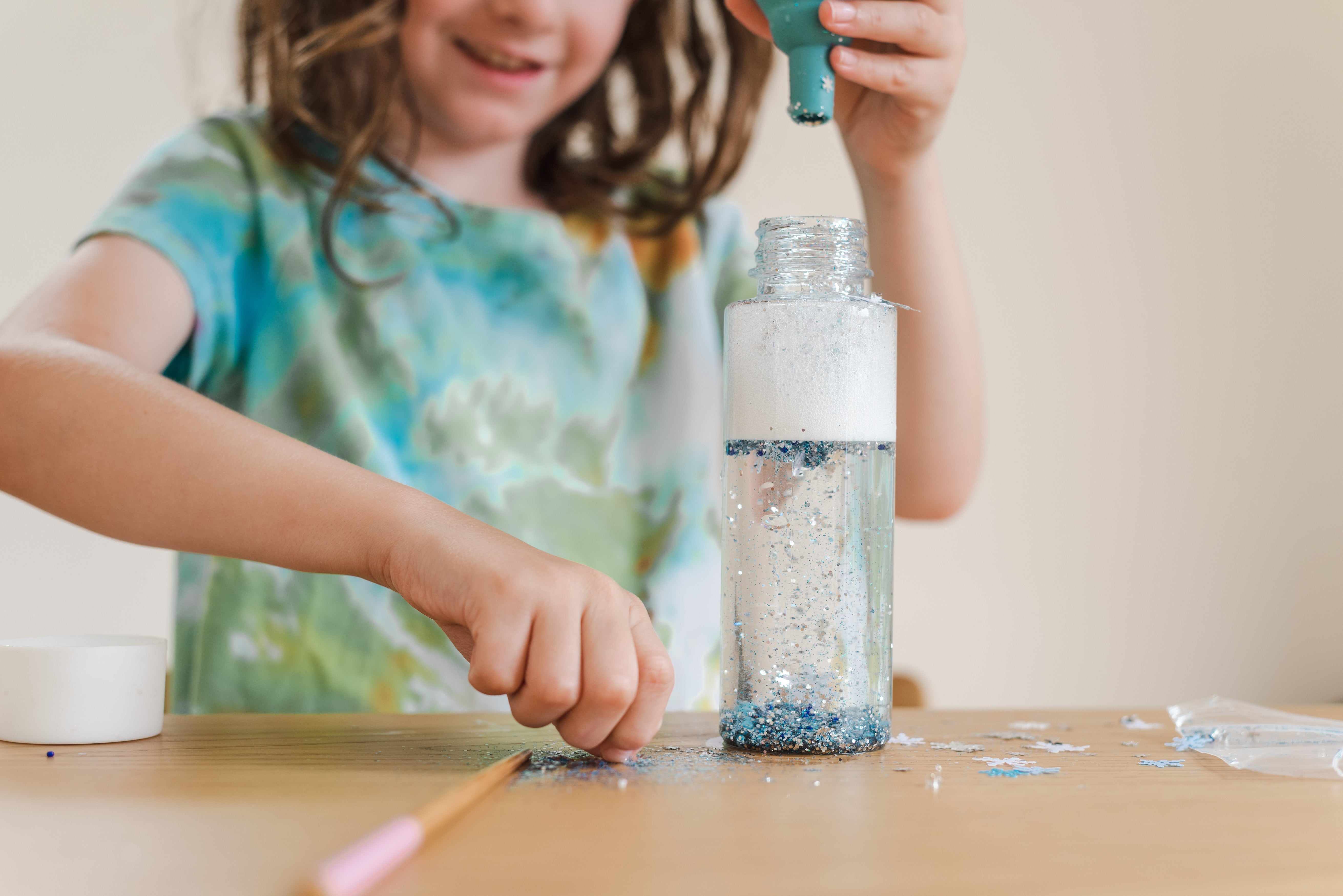 DIY Winter Sensory Bottle Pack