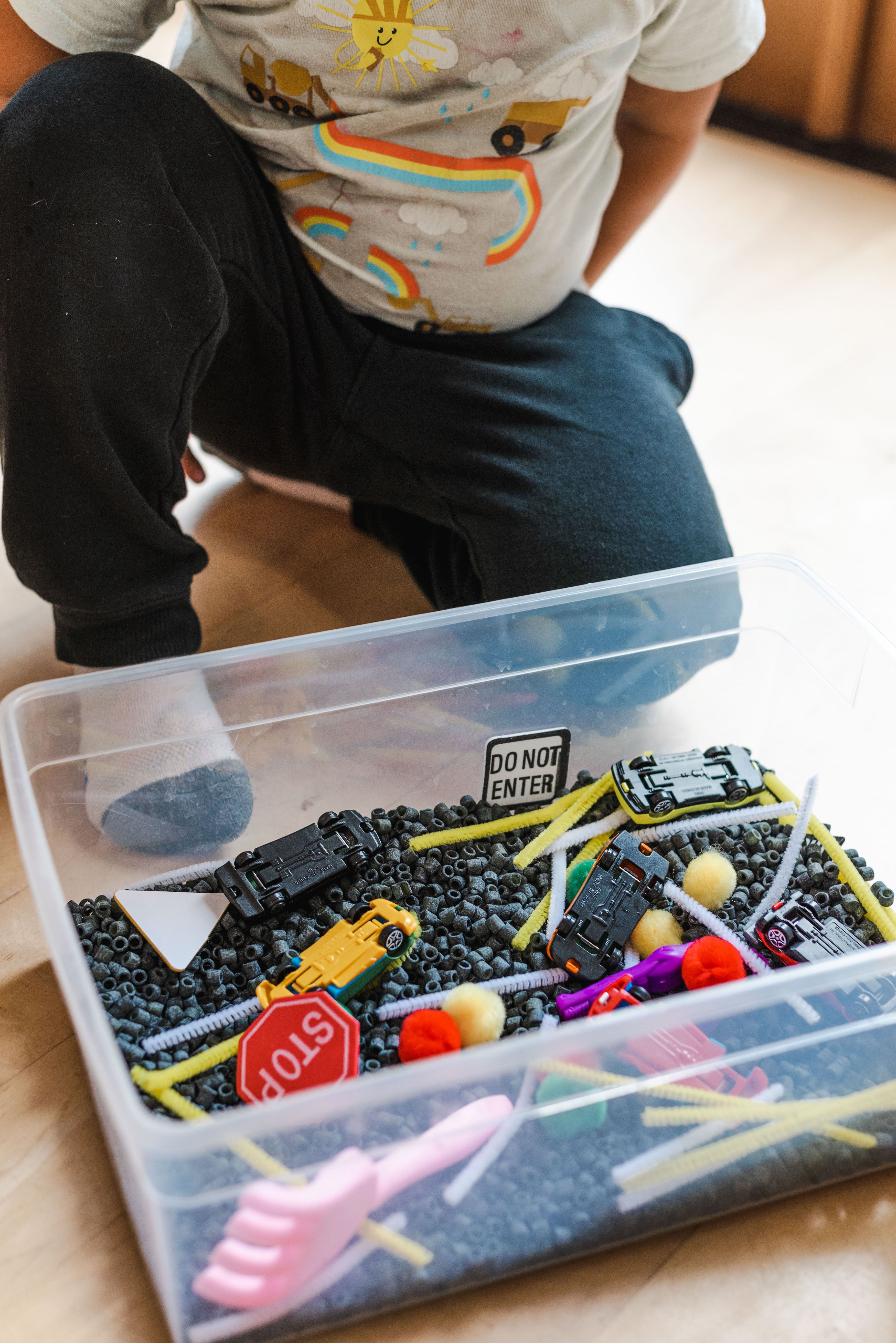 Cars Sensory Bin