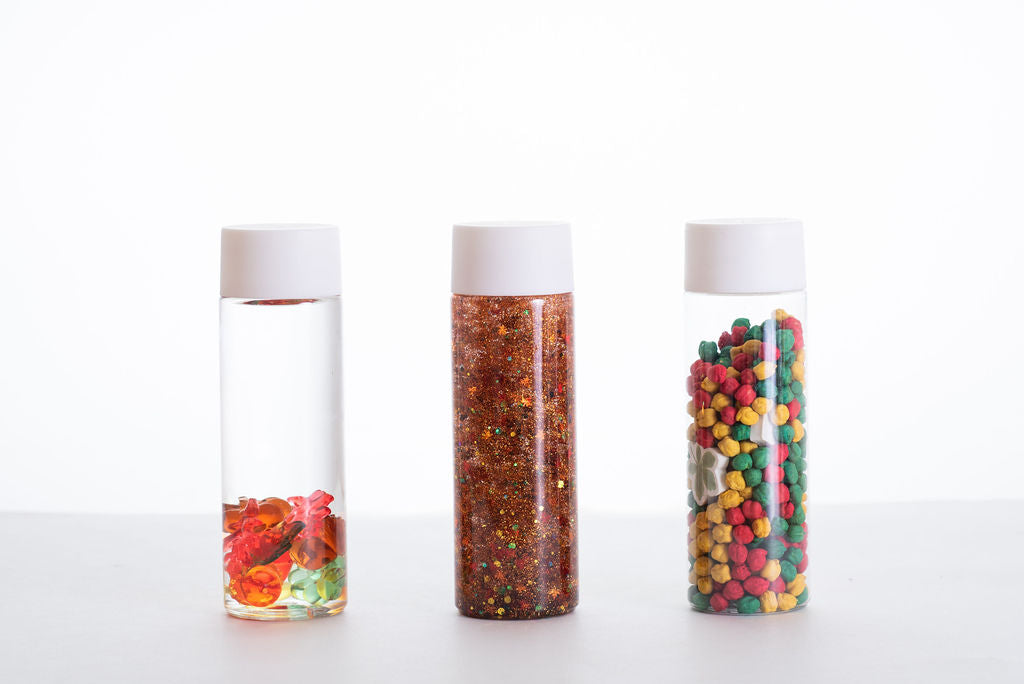 DIY Fall Sensory Bottle Pack