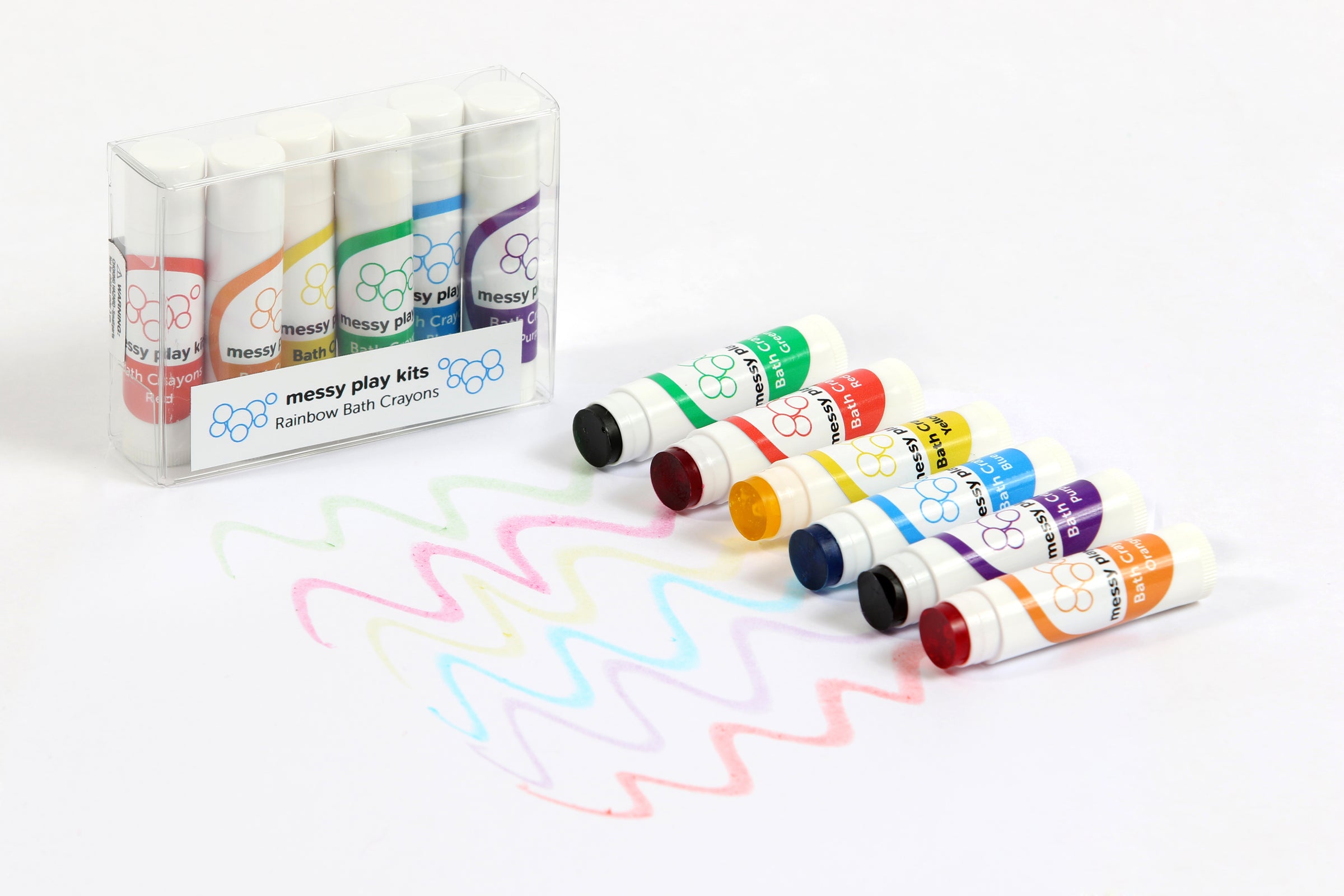 8 Washable Bath Crayons