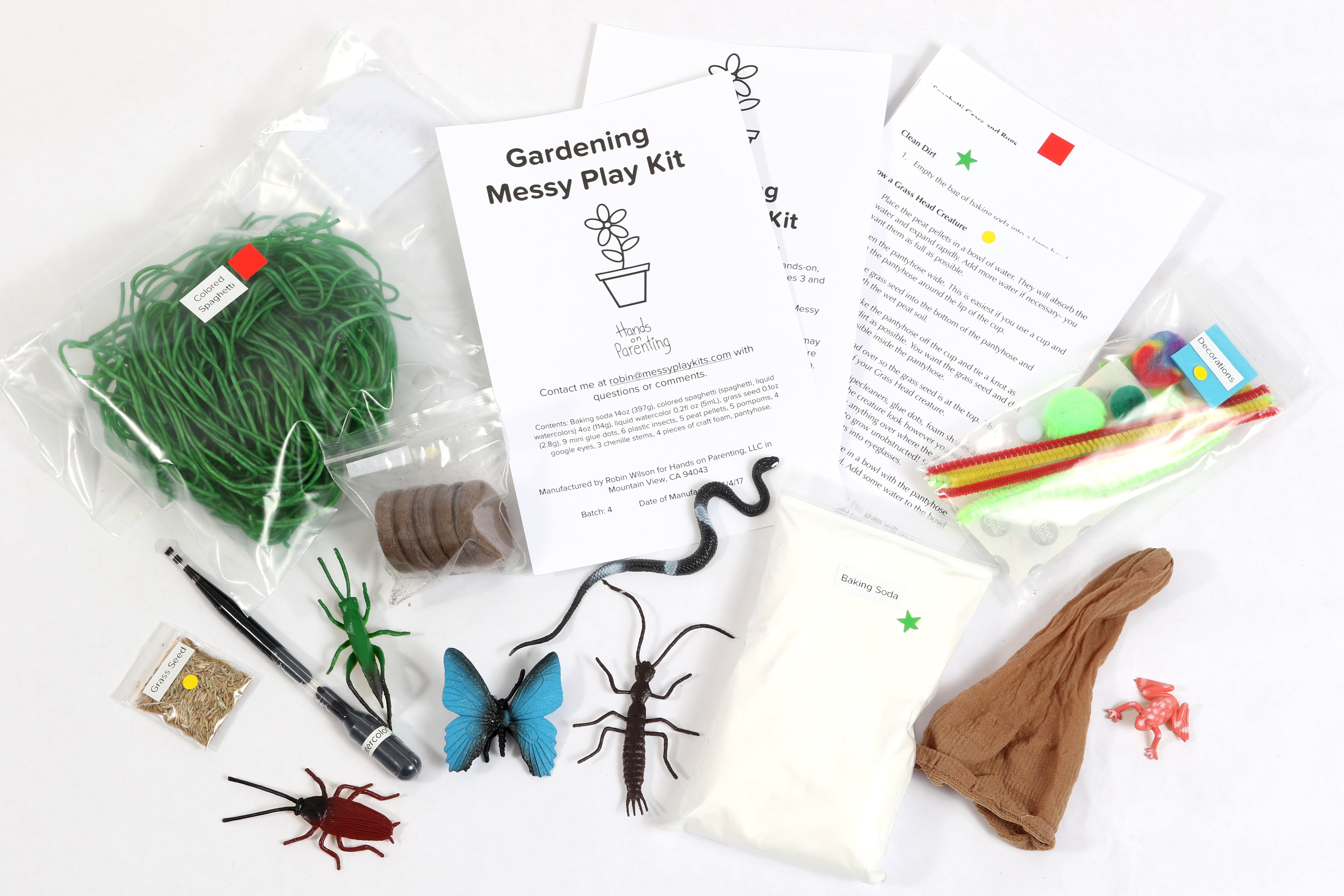 Gardening Messy Play Kit