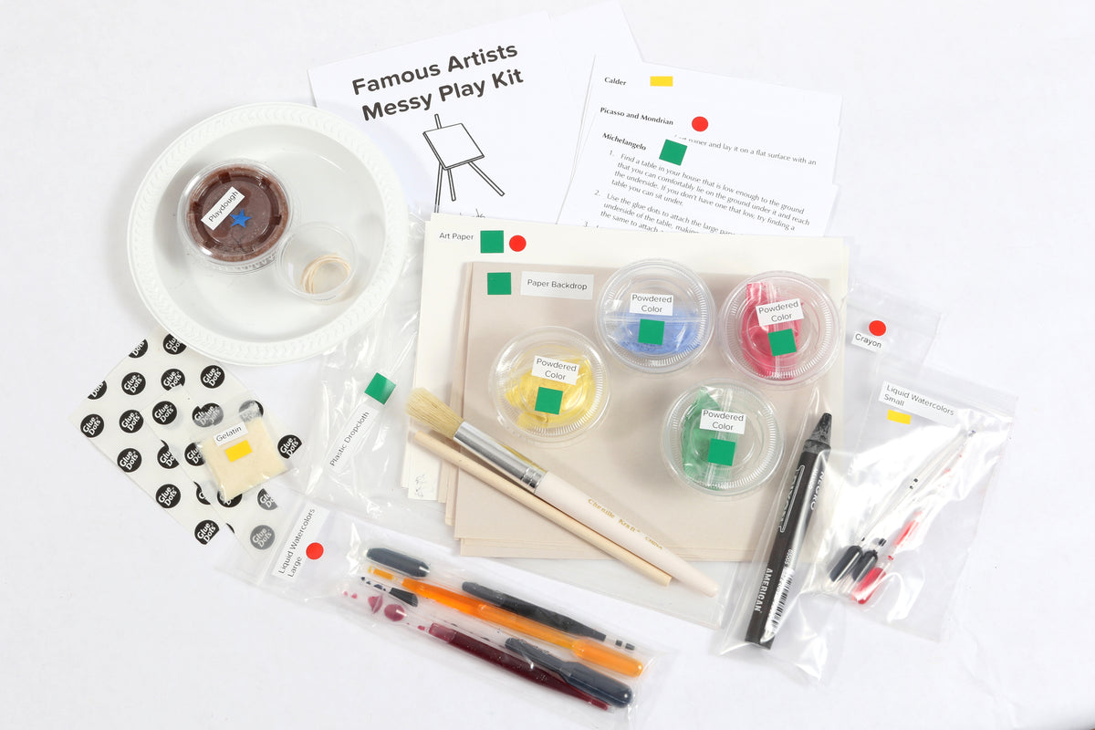 Famous Artists Messy Play Kit