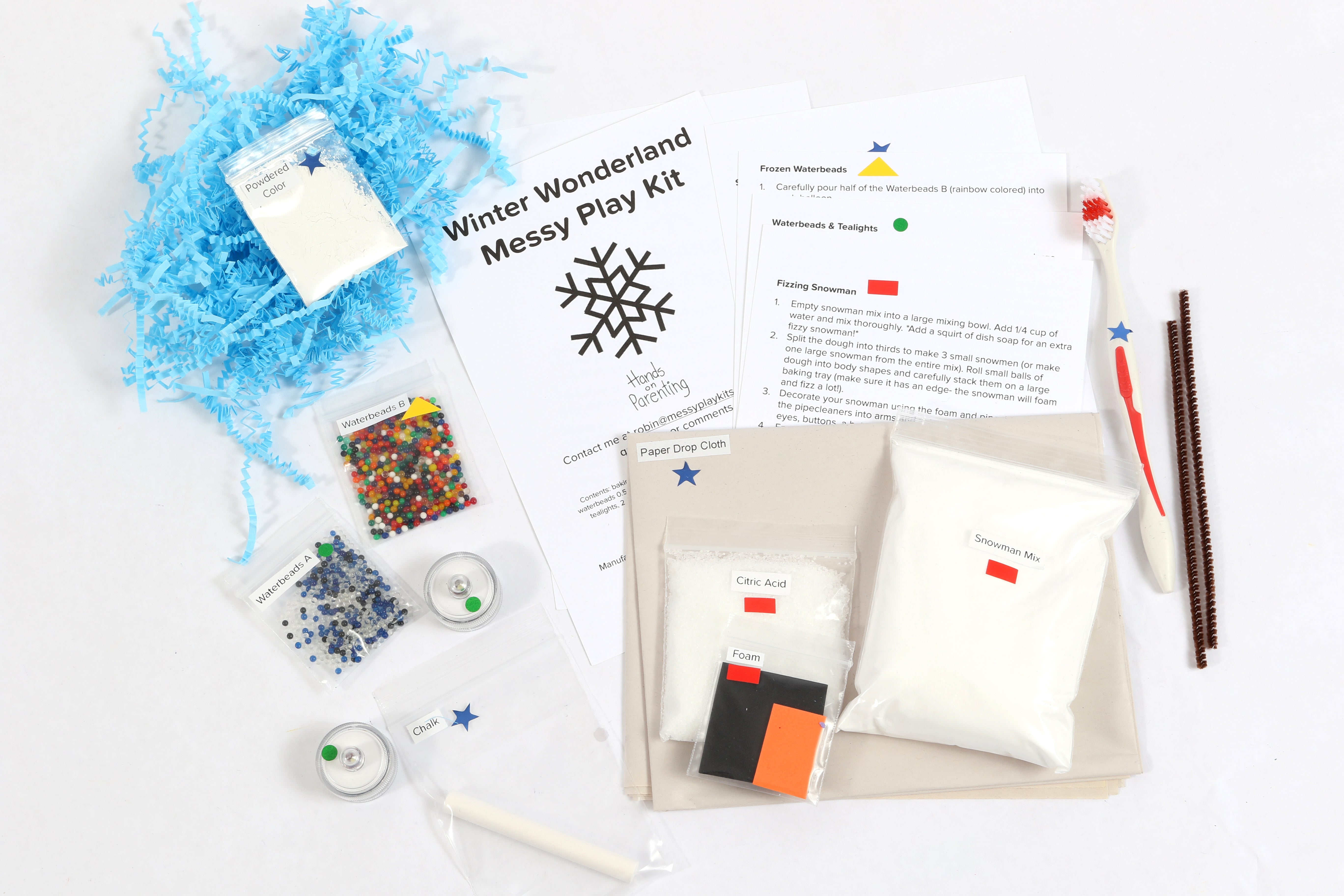 Winter Wonderland Messy Play Kit