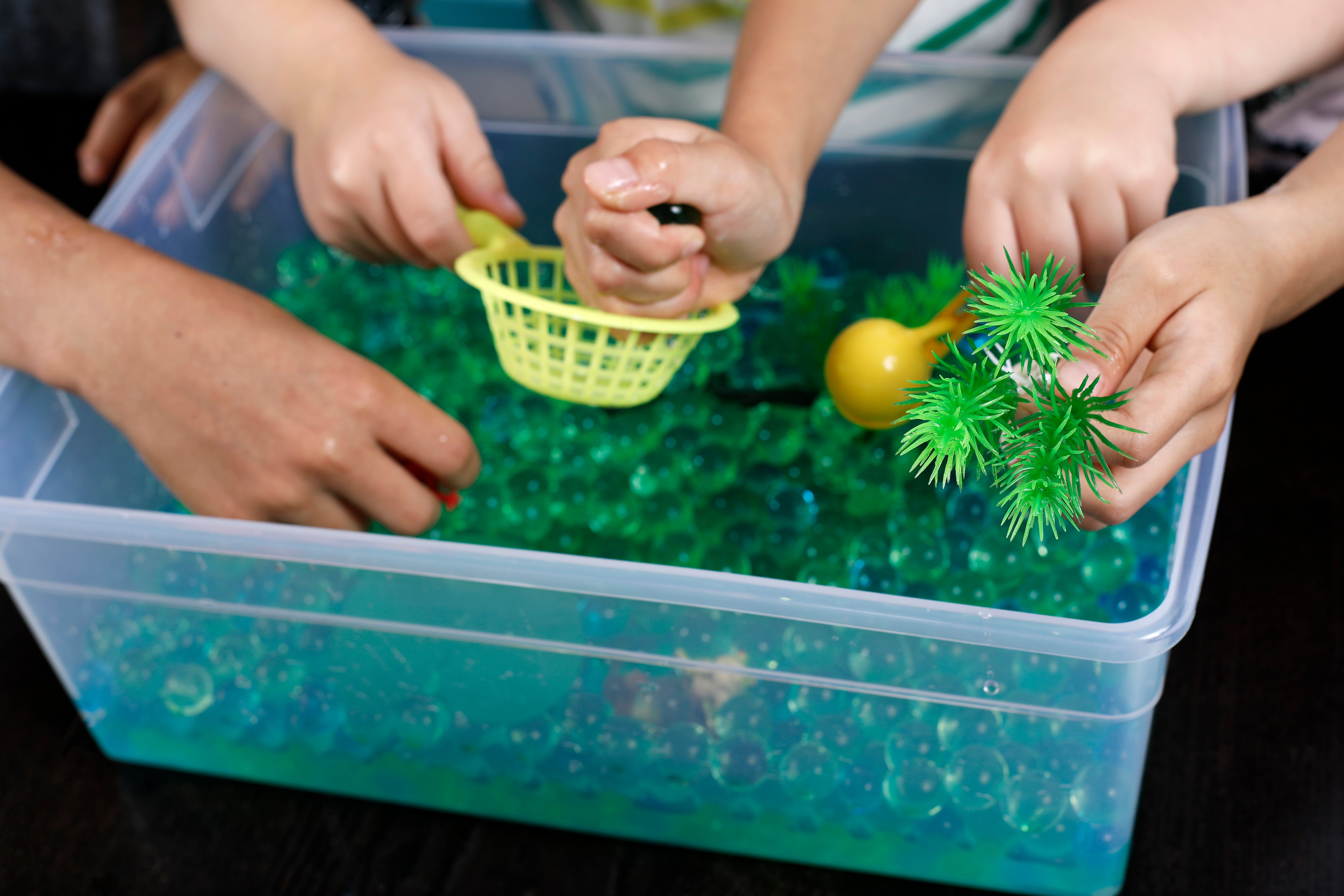 River Sensory Bin