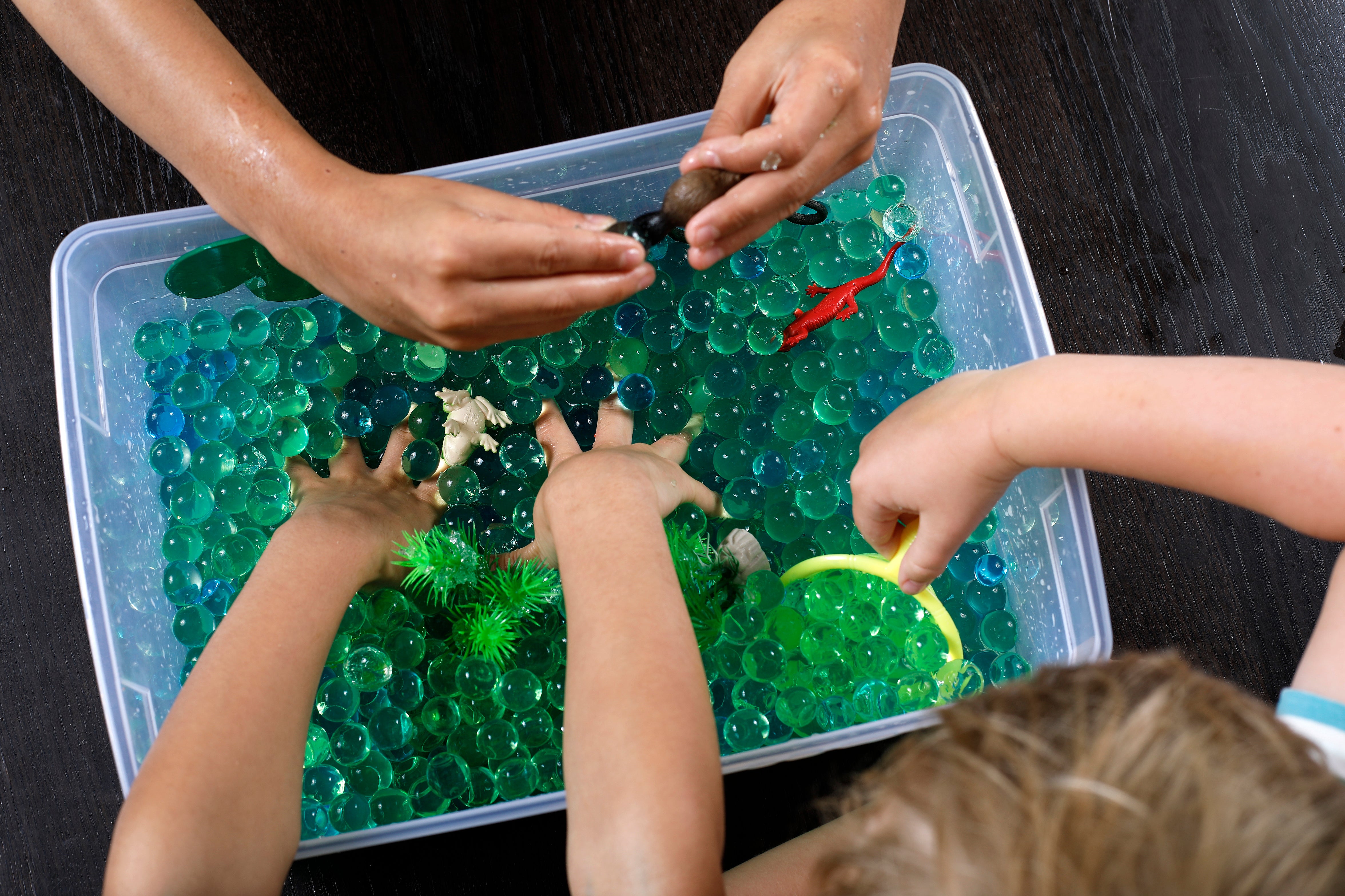 River Sensory Bin