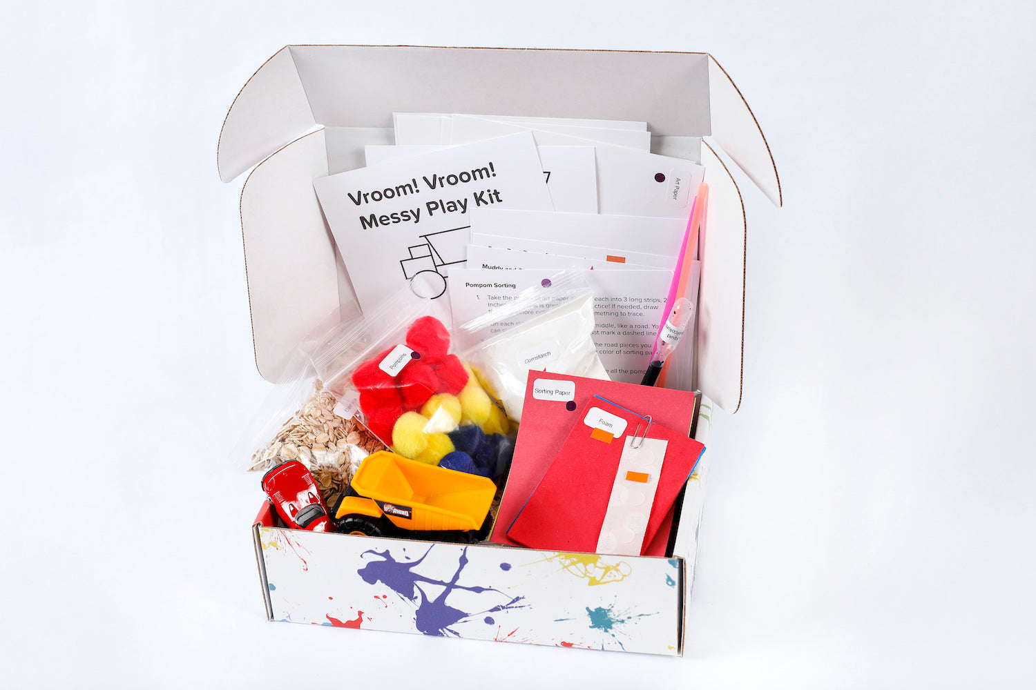 Vroom Vroom Messy Play Kit