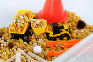 Construction Sensory Bin