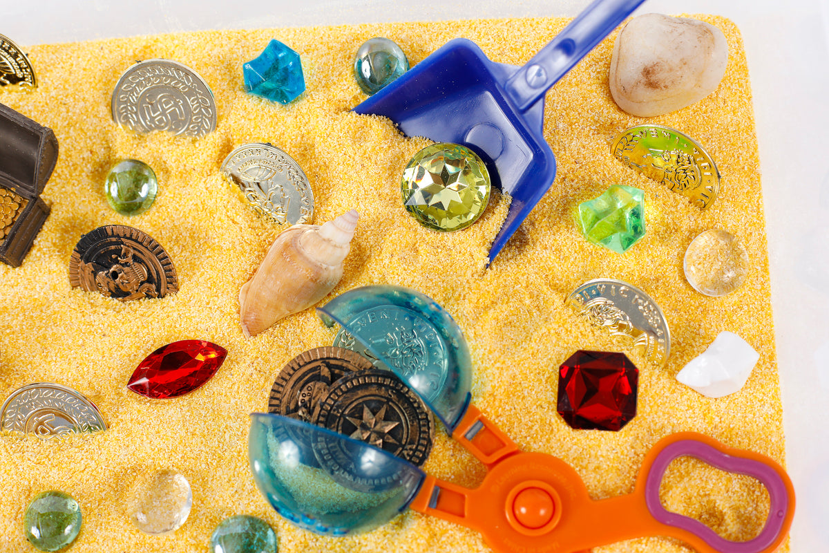 Pirate Sensory Bin – Messy Play Kits