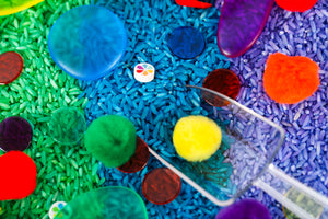 Rainbow Sensory Bin