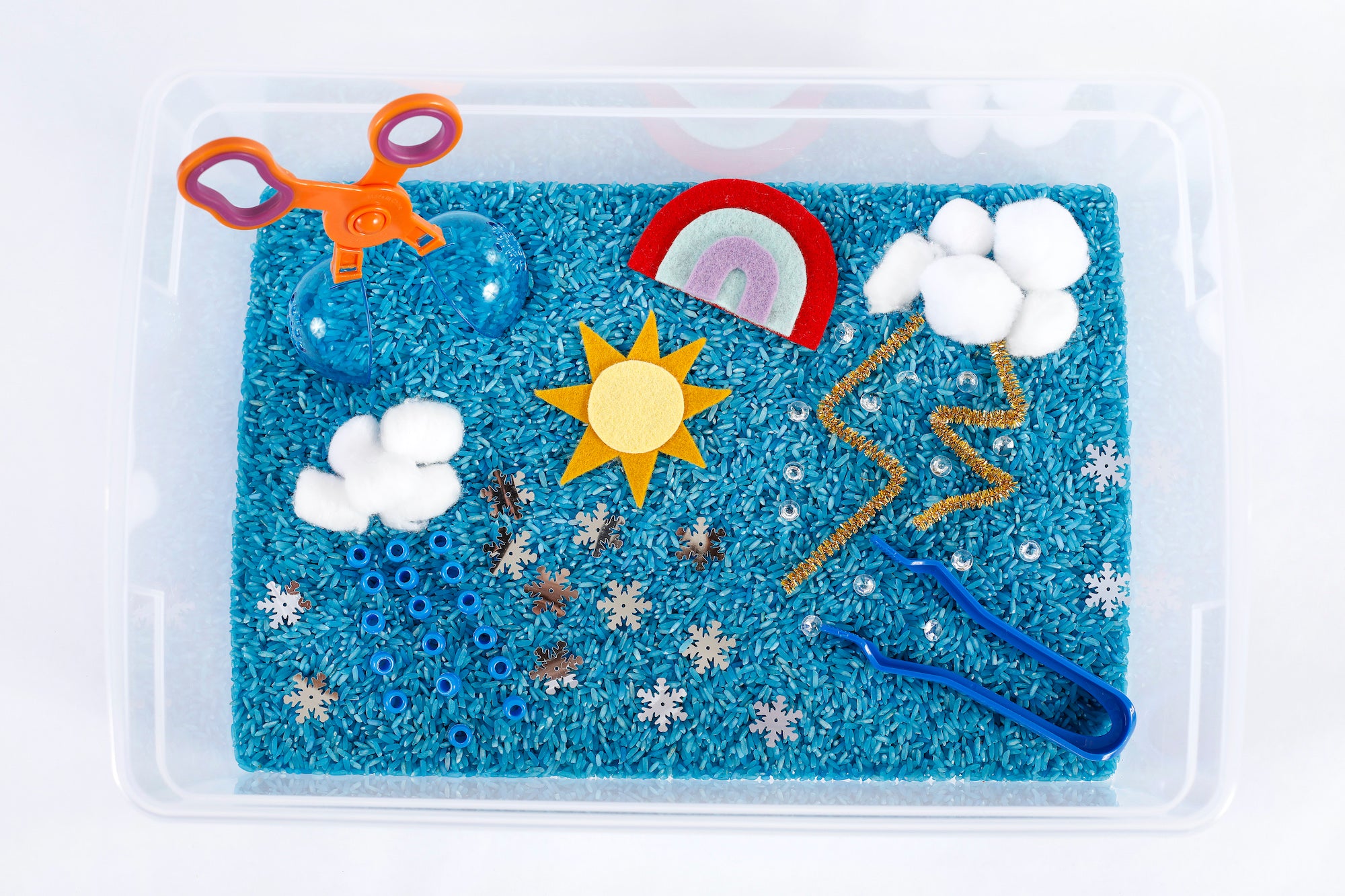 Weather Sensory Bin