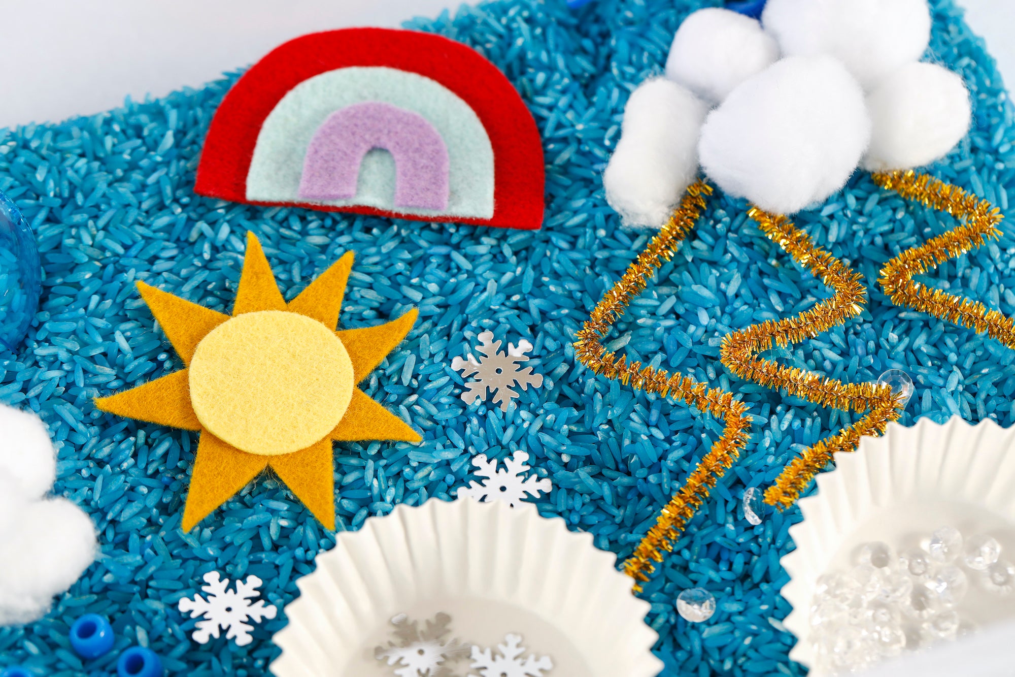 Weather Sensory Bin