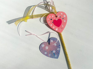 Heart Wand and Ornament Kit- Poppy Paint Studio Collab!